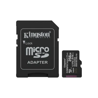 Tarjeta de memoria Kingston Canvas Select Plus Gen3 256GB microSD
