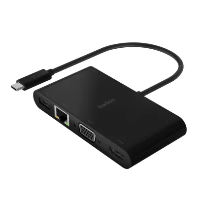 Docking station Belkin USB-C HDMI VGA RJ-45 100W Negro