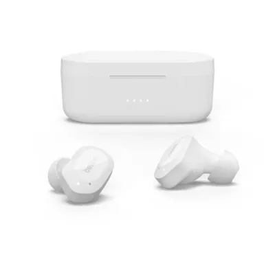 Auriculares Belkin SOUNDFORM Play De botón (TWS) Bluetooth Blanco