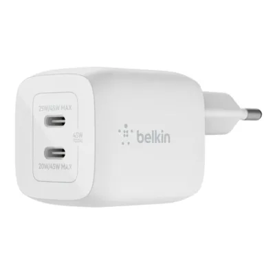 Cargador de pared Belkin WCH011VFWH USB-C Blanco 45W