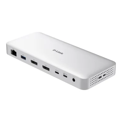 Docking station D-Link DUF-901/E USB4 9 en 1 2 DisplayPort Ethernet 100W Gris