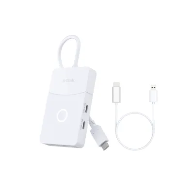 Hub USB-C D-Link DUP-501 5 en 1 1xHDMI Blanco