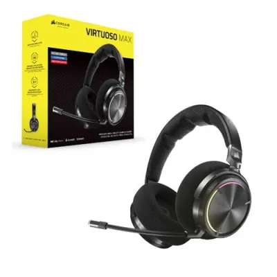 Auriculares Corsair VIRTUOSO MAX Diadema Inalámbrico 2,4 GHz Negro