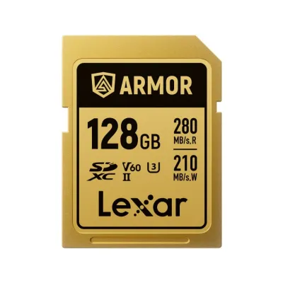 Tarjeta de memoria Lexar Armor Gold 128GB SD