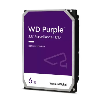 Disco duro interno Western Digital WD Purple 6TB SATA 3,5"