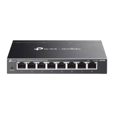 Switch TP-Link Omada ES208G 8 puertos Gigabit Ethernet gestionado Negro