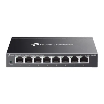 Switch TP-Link Omada ES208G Gestionado 8 Puertos Gigabit Ethernet Negro