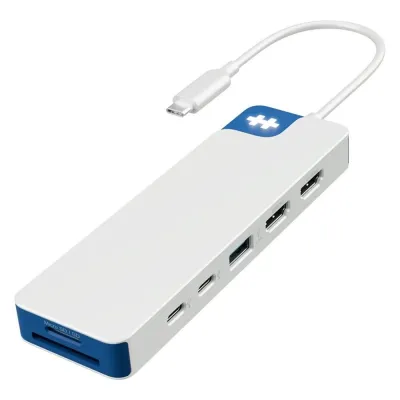 Hub USB Targus Flex 9 Port Dual 4K HDMI USB-C Azul