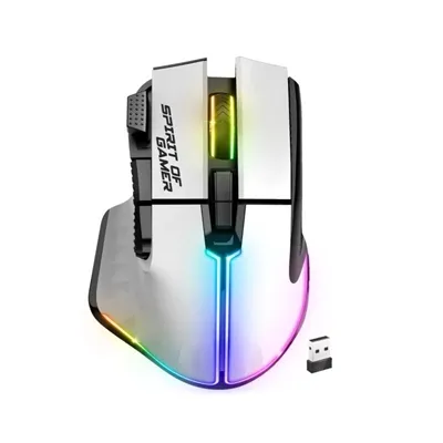 Ratón Spirit Of Gamer Pro M5 Inalámbrico Blanco