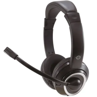 Auriculares Conceptronic Polona02B Diadema Jack 3,5 mm Negro