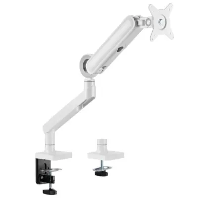 Soporte mesa equip vesa hasta 35" 100x100 max 10.5kg blanco Reacondicionado Como nuevo
