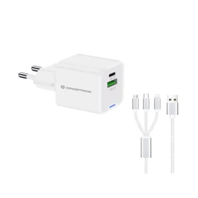 Estación de carga Conceptronic ALTHEA16W USB-A Blanco