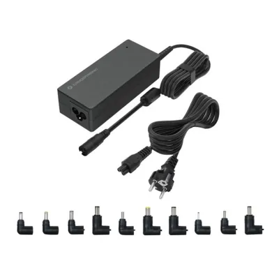 Cargador para portátil Conceptronic OZUL08B10 Clavija de portátil Negro 90W