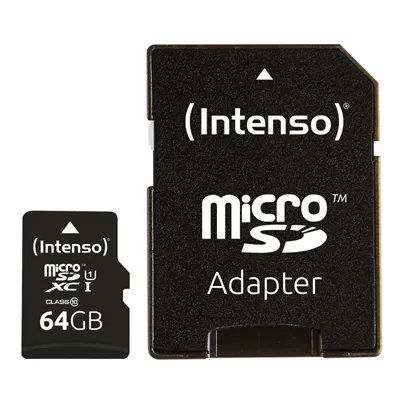 Tarjeta de memoria Intenso 3423490 64GB microSD