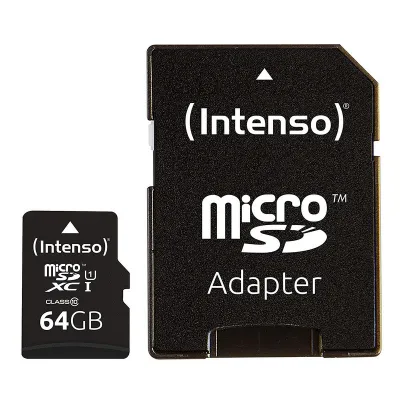 Tarjeta de memoria Intenso 3433490 64GB microSD
