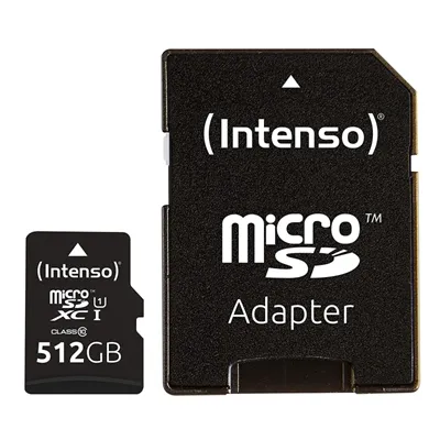 Tarjeta de memoria Intenso 3423493 512GB microSD