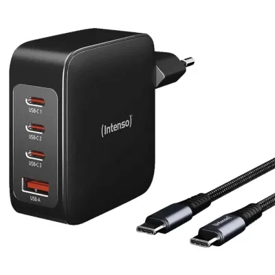Cargador de pared Intenso W140A3C USB-C USB-A 240W (Cable USB-C)