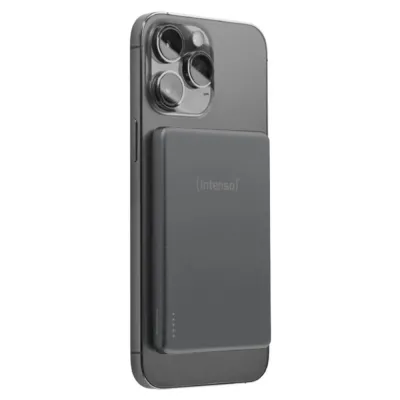 Batería externa Intenso Powerbank MW5000 MagSafe Inalámbrico Gris