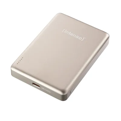Batería externa Intenso Powerbank MW10000 MagSafe Inalámbrico Champán