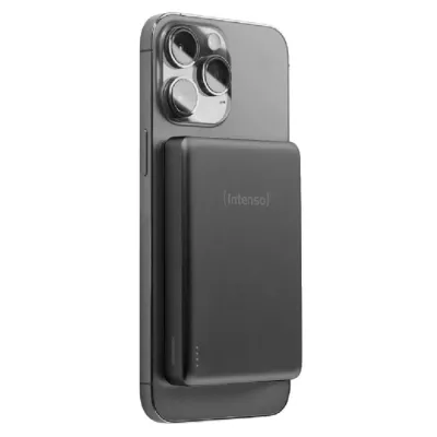 Batería externa Intenso Powerbank MW10000 MagSafe Inalámbrico Gris 15W