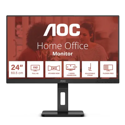 Monitor AOC 24E3QAF 23.8" IPS Full HD 75Hz DisplayPort HDMI