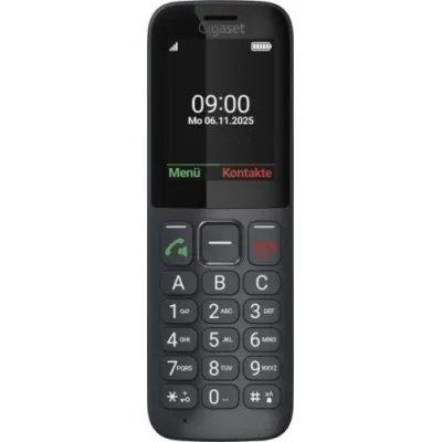 Móvil Gigaset Comfort 600 2.4" Negro