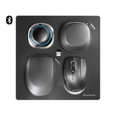Ratón 3Dconnexion SpaceMouse Kit 2 Inalámbrico Bluetooth Negro