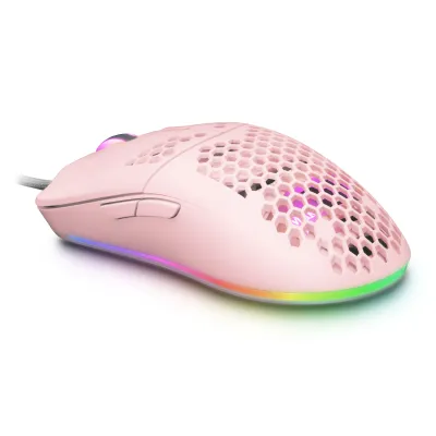 Ratón Mars gaming MMAX Con cable Rosa