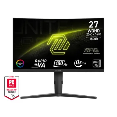 Monitor MSI MAG 275CQRF QD E2 27" QHD 2560x1440 180Hz VA Curvo Negro