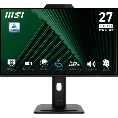 Monitor MSI MP272PMG 27" IPS 1920x1080 120Hz DisplayPort HDMI Webcam