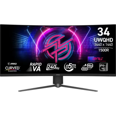 MSI MPG 346CQRF X24 pantalla para PC 86,4 cm (34") 3440 x 1440 Pixeles UltraWide