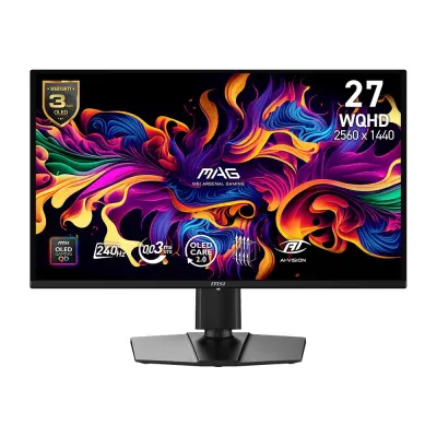Monitor MSI MAG 274QP QD-OLED X24 26.5" QHD 2560x1440 300Hz OLED Negro