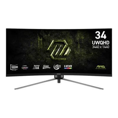 Monitor MSI MAG345CQRF E20 34" UWQHD 3440x1440 180Hz VA Curvo