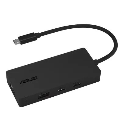 Hub USB-C ASUS DC110 4 en 1 HDMI 2.1 Ethernet 100W Negro