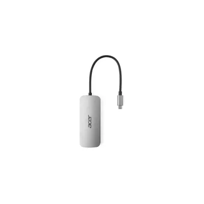 Hub USB-C Acer 7 en 1 USB 3.2 Gen 1 HDMI 100W Power Delivery Plata