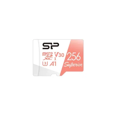 Tarjeta de memoria Silicon Power Superior 256GB microSD
