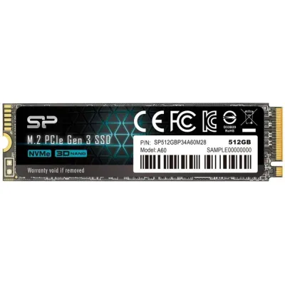 SSD interno Silicon Power P34A60 512GB NVMe M.2