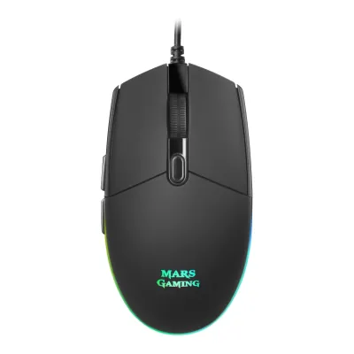 Ratón Mars gaming MMG Con cable Negro