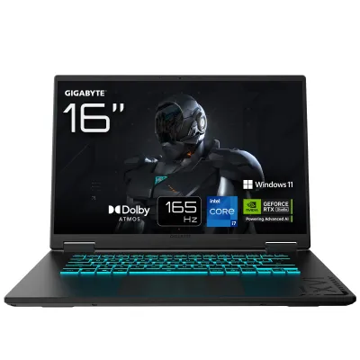 Portátil Gigabyte Gaming A16 16" Intel Core i7-13620H 32GB 1TB SSD NVIDIA GeForce RTX 5070 Negro