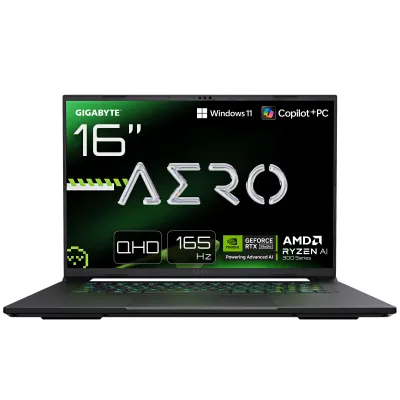 Portátil Gigabyte AERO X16 16" AMD Ryzen AI 9 HX 370 32GB 2TB SSD NVIDIA GeForce RTX 5070 Windows 11 Pro Gris