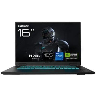 Portátil Gigabyte Gaming A16 CVH 16" Intel Core i7-13620H 32GB 1TB SSD NVIDIA RTX 5060 Sin sistema operativo Negro