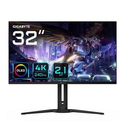 Monitor Gigabyte AORUS FO32U2P 32" 4K UHD 3840x2160 240Hz OLED Negro
