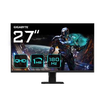 GIGABYTE GS27QA 27" Monitor de Juego QHD - 2560 x 1440 (QHD), 180Hz, 1ms, 300 cd