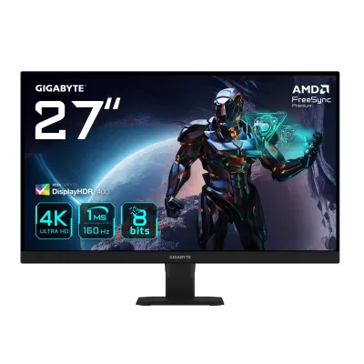 GIGABYTE GS27U 27” Monitor de juegos UHD - 3840 x 2160 (UHD), 160Hz, 1ms, 350 cd
