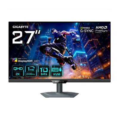 GIGABYTE M27Q2 QD Monitor Gaming 27” QHD - 2560 x 1440, 200Hz, 1ms, 350 cd/m², F
