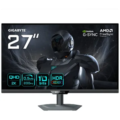Monitor Gigabyte G27Q20 27" QHD 2560x1440 200Hz IPS Negro