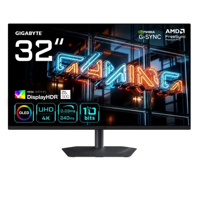 Monitor Gigabyte MO32U24 32" 4K UHD 3840x2160 240Hz OLED 0.03ms