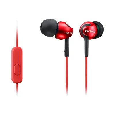 Auriculares Sony MDR-EX110AP Intraurales con cable Jack 3,5 mm Rojo