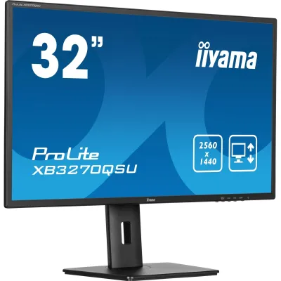 Monitor Iiyama 31.5" QHD 2560x1440 IPS 100Hz 3ms Negro