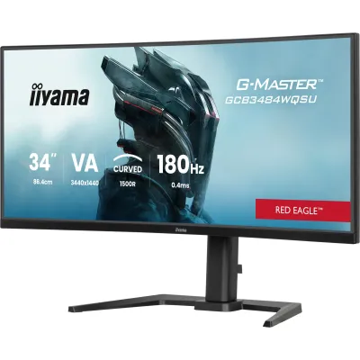 Monitor Iiyama G-Master GCB3484WQSU-B1 34" UWQHD 3440x1440 180Hz VA Curvo Negro